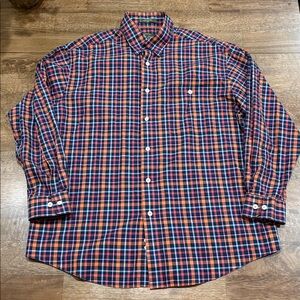 Orvis Charles F. Orvis Signature Collection Plaid Button Down Shirt XL. Cotton